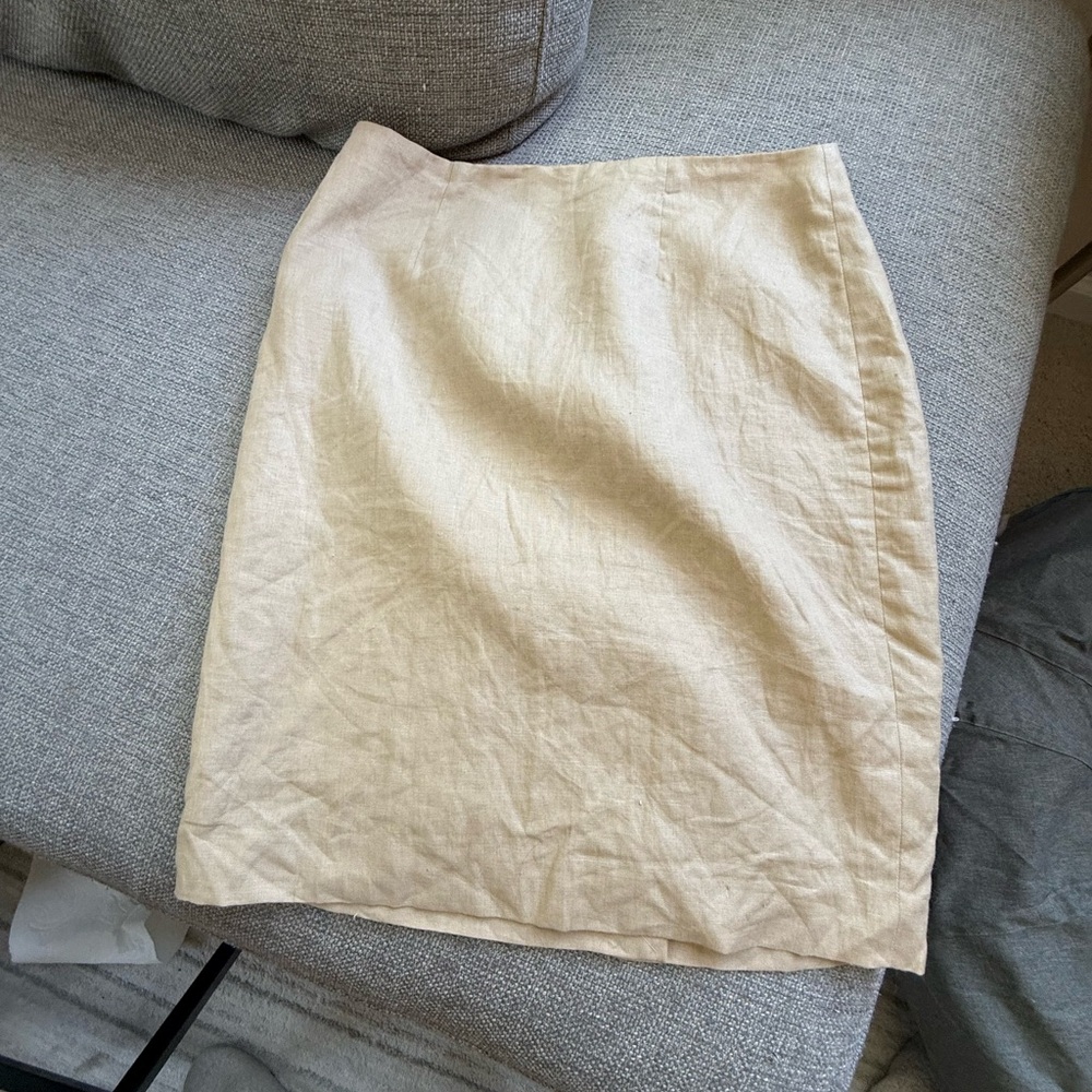Brooks Brothers Linen Skirt